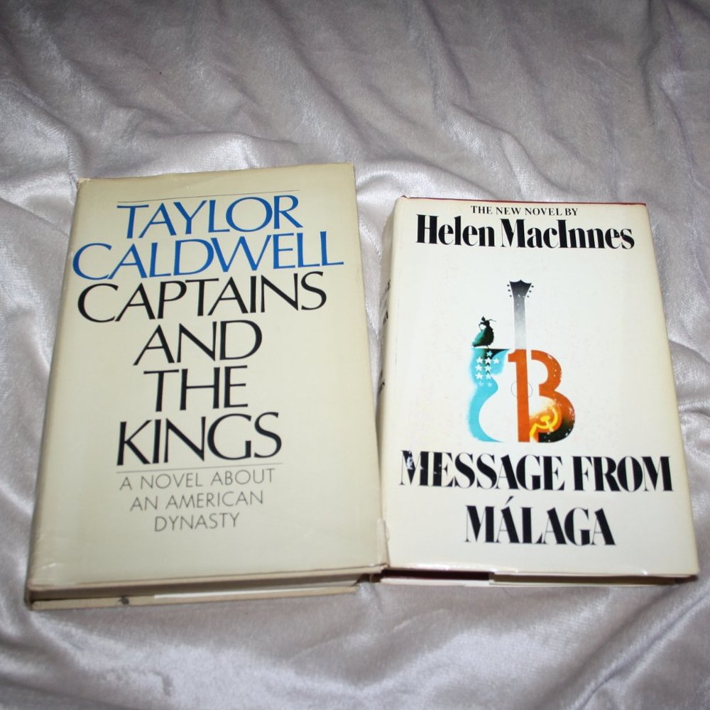 Vintage novel lot captains and the kings message (bh)